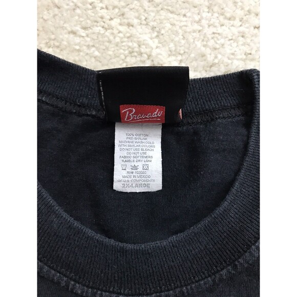 Harley-Davidson Mens Size 2XL T-Shirt Black Sleeveless Eagle Engine Motorcycle - Picture 6 of 12